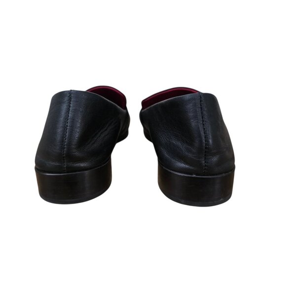 Newbark Melanie Black Leather Loafers 8